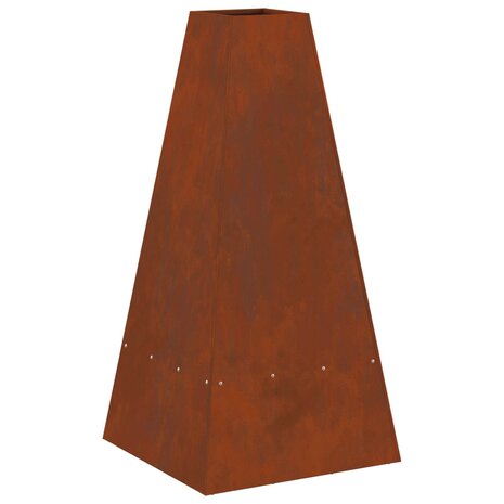 Vuurkorf Bruin 50 x 50 x 100 cm Staal 7