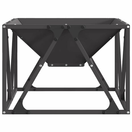 Vuurkorf Zwart 50 x 50 x 35 cm Staal 5