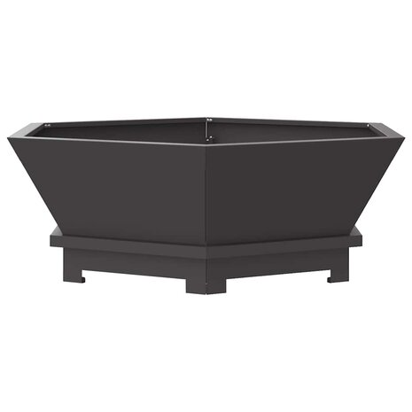 Vuurkorf Zwart 75 x 75 x 28 cm Staal 6