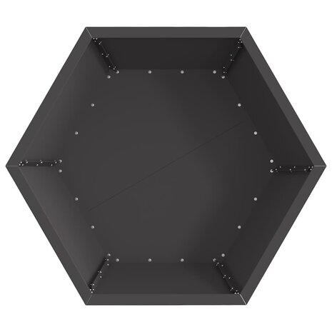 Vuurkorf Zwart 75 x 75 x 28 cm Staal 7
