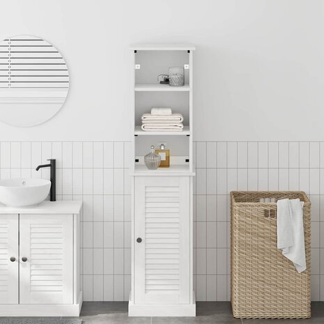 Badkamermeubelset met plank VIGO 2 pcs Wit en Antiek Wit 1