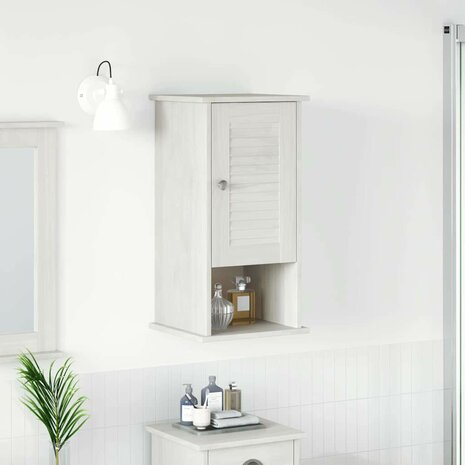 Badkamerkast met plank VIGO Wit en Antiek Wit 37 x 34 x 71,5 cm 1