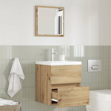 Badkamerkast Artisan Eiken 41 x 38,5 x 45 cm Bewerkt hout 1