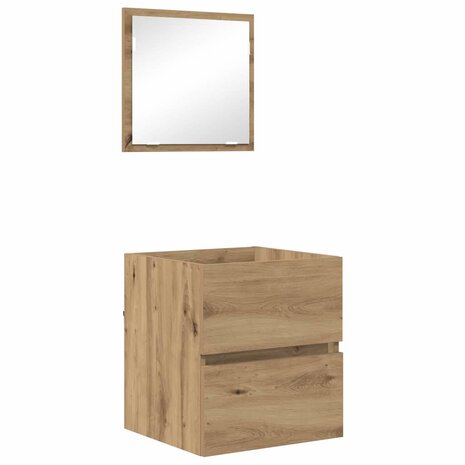 Badkamerkast Artisan Eiken 41 x 38,5 x 45 cm Bewerkt hout 2
