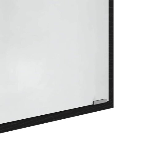 Spiegel met spiegel Zwart Eiken 90 x 8,5 x 37 cm Bewerkt hout 9