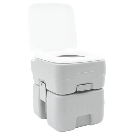 Camping Toilet Grijs 41,5 x 36,5 x 42 cm 2