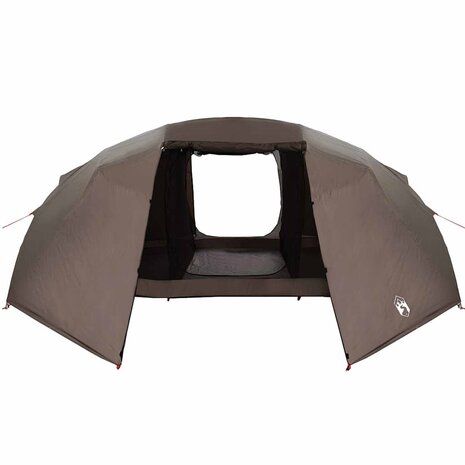 Vistent met dak Bruin 514 x 465 x 187 cm Polyester en Glasvezel 9