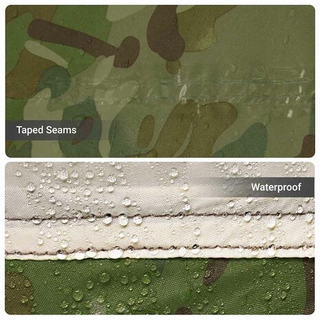 Vistent Camouflage 514 x 465 x 187 cm Polyester en Glasvezel 6