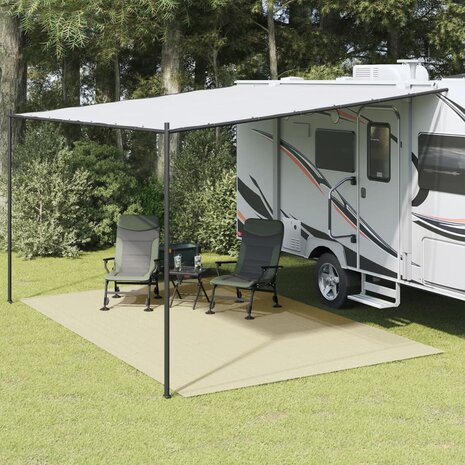 Tenttapijt 5x3 m cr&egrave;mekleurig 1