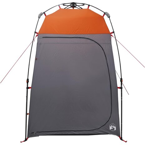 Instant Tent 2-Person Quick-Release met dak Grijs en Oranje 7
