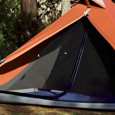 Hangende tipi tent 1-persoons waterdicht oranje 3