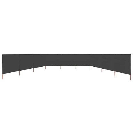 Windscherm 9-panelen 1200x160 cm stof antraciet 3