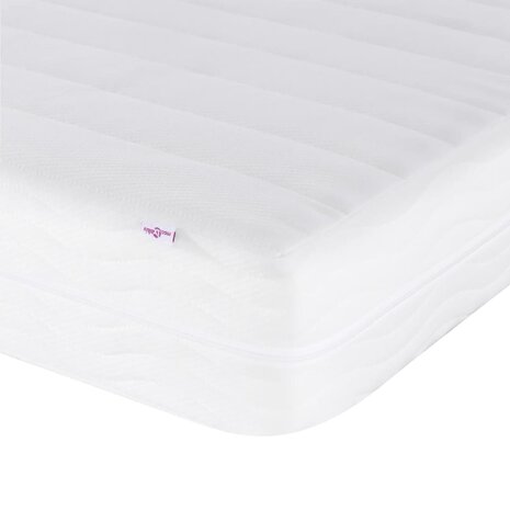 Bed met matras "Dover" kunstleer grijs 80x200 cm 7