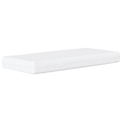 Bed met matras "Dover" stof lichtgrijs 90x190 cm 5
