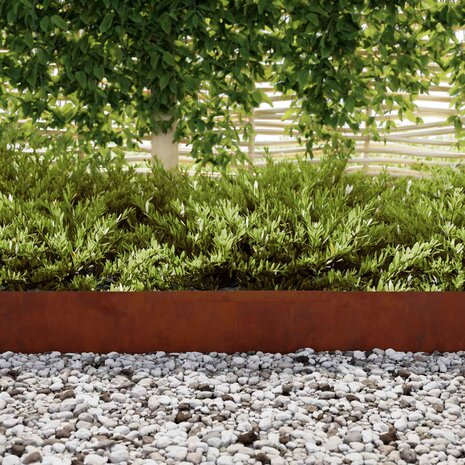 Tuinrand Roestig 450 x 0.05 x 15 cm Cortenstaal 5