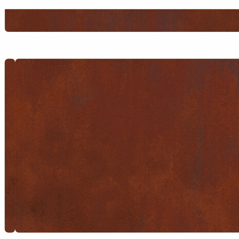 Tuinrand Roestig 450 x 0.05 x 15 cm Cortenstaal 9