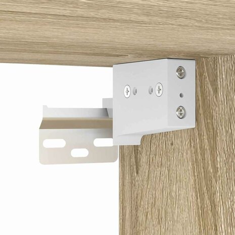 Spiegelkast met plank Sonoma Eiken 42 x 12 x 60 cm Bewerkt hout 8