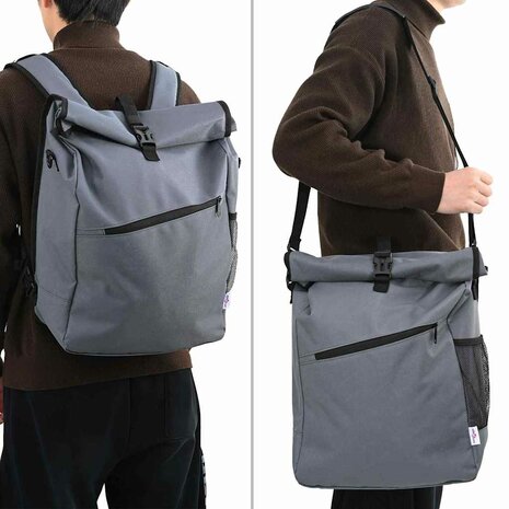 Fietstas Grijs 33 x 16 x 60 cm Polyester 2