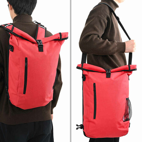 Fietstas Rood 31 x 13 x 58 cm Polyester 3