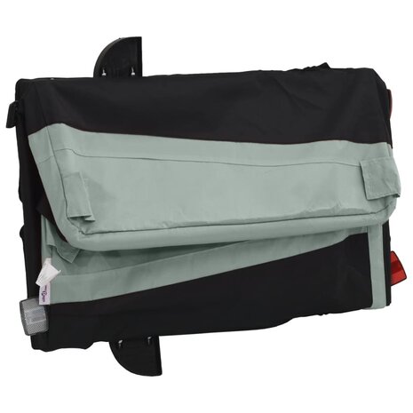 Fietstrailer 30 kg ijzer zwart en grijs 9
