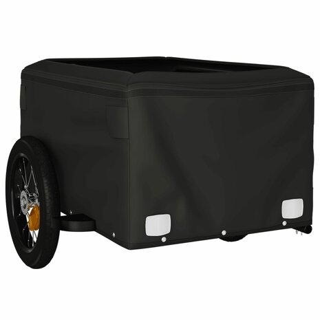 Fietstrailer 30 kg ijzer zwart en rood 5