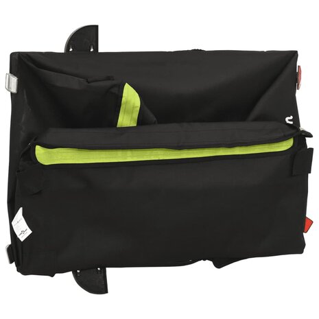 Fietstrailer 45 kg ijzer zwart en groen 9