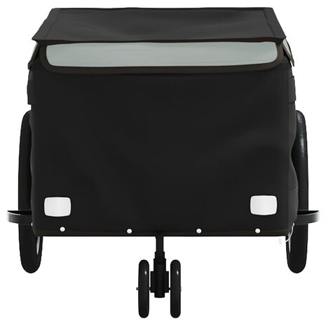 Fietstrailer 30 kg ijzer zwart en grijs 6