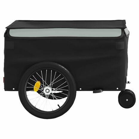 Fietstrailer 30 kg ijzer zwart en grijs 7