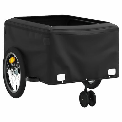 Fietstrailer 45 kg ijzer zwart en rood 8
