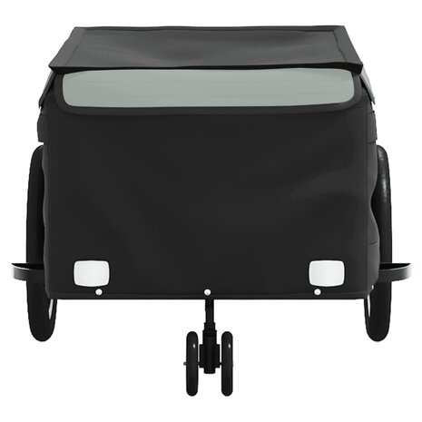 Fietstrailer 45 kg ijzer zwart en grijs 6