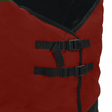 Paardendeken Donkergroen en Zwart 105 cm Polyester 8