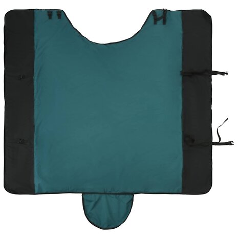 Paardendeken Donkergroen en Zwart 85 cm Polyester 6