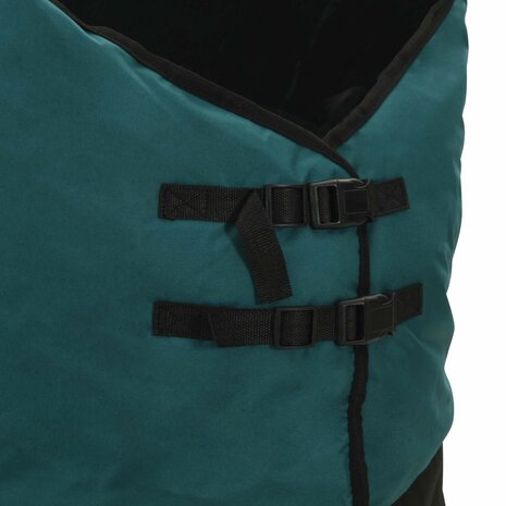 Paardendeken Donkergroen en Zwart 85 cm Polyester 7
