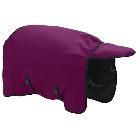 Paardendeken Donkergroen en Zwart 85 cm Polyester 5