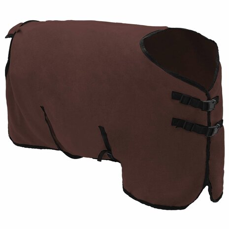 Paardendeken Volledig Donkerbruin Polyester 3