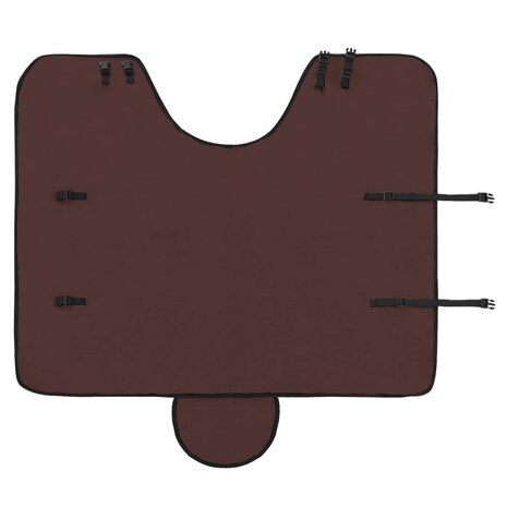 Paardendeken Volledig Donkerbruin Polyester 6