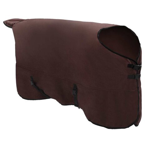 Paardendeken Volledig Donkerbruin Polyester 3