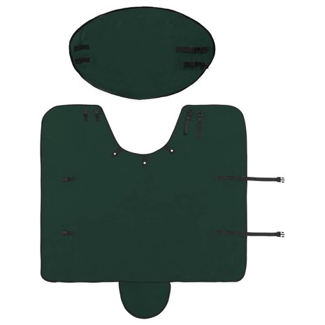 Paardendeken Volledig Donkergroen Polyester 6