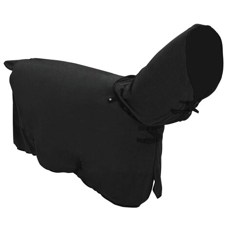Paardendeken Zwart Polyester 3