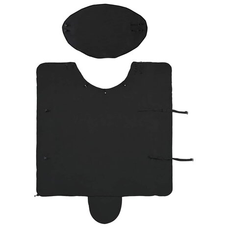 Paardendeken Zwart Polyester 6