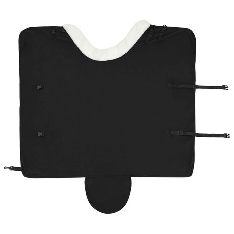 Paardendeken Zwart 85 cm Polar fleece 6