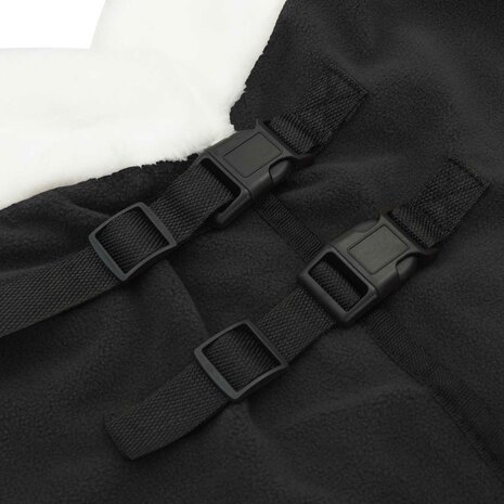 Paardendeken Zwart 95 cm Polar fleece 8