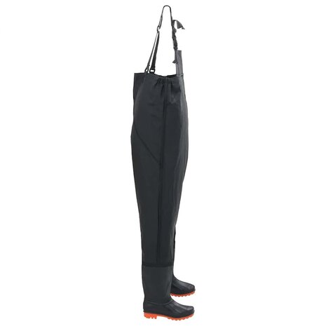 Waadpak met laarzen maat 41 zwart 3