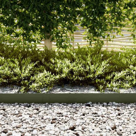 Tuinrand 10 pcs Olijf Groen 100 x 0.05 x 20 cm 3