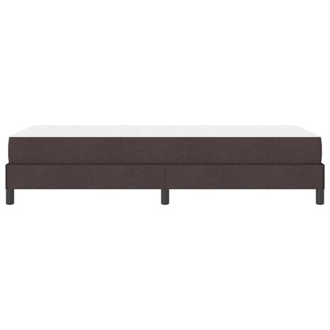 Boxspringbed met matras Donkerbruin 80 x 200 cm Stof 8