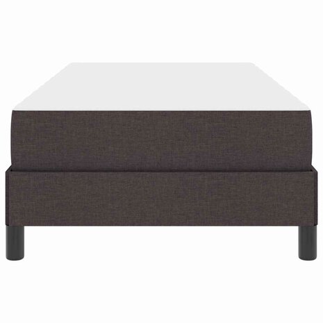 Boxspringbed met matras Donkerbruin 90 x 190 cm Stof 7
