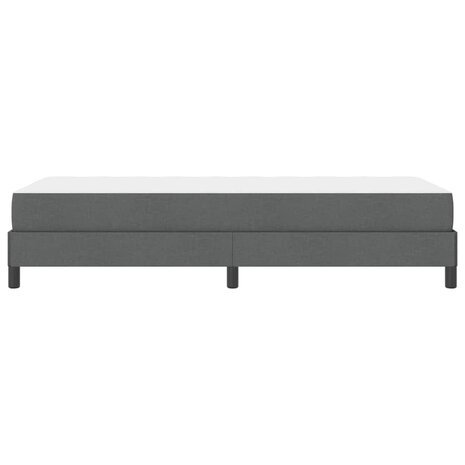Boxspringbed met matras Donkergrijs 90 x 200 cm Stof 8