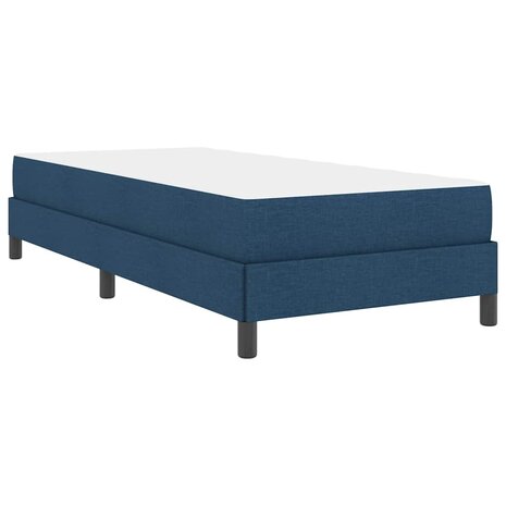 Boxspringbed met matras Blauw 90 x 200 cm Stof 9