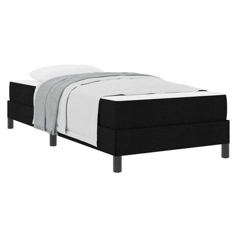 Boxspringbed met matras Zwart 100 x 200 cm Stof 2