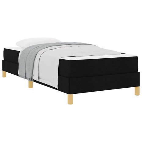 Boxspringbed met matras Zwart 90 x 190 cm Stof 2